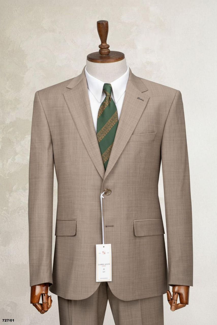 Men Light Beige Suit